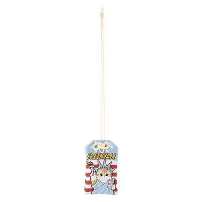 Mofusand｜Mofumofu Journey Cat Amulet-Statue of Liberty｜70×40×3mm approx.