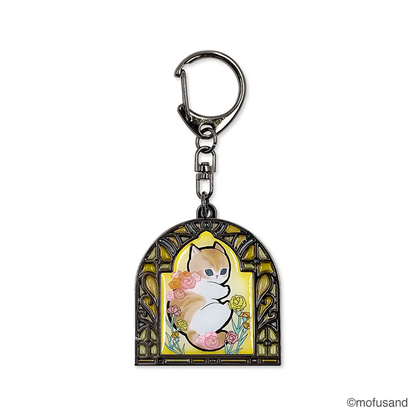Mofusand｜Stained Glass Keychain/Keyring｜96×45mm approx.