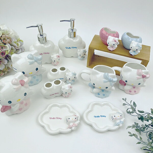 Sanrio｜Sun Art Sanrio Die-Cut Mug Angel Hello Kitty｜11.0 x 11.1 x 11.3cm approx.