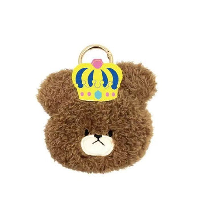 The bear’s school｜ Celebration Face Crown Mini Pouch｜H9.3 x W10 x D3cm approx.