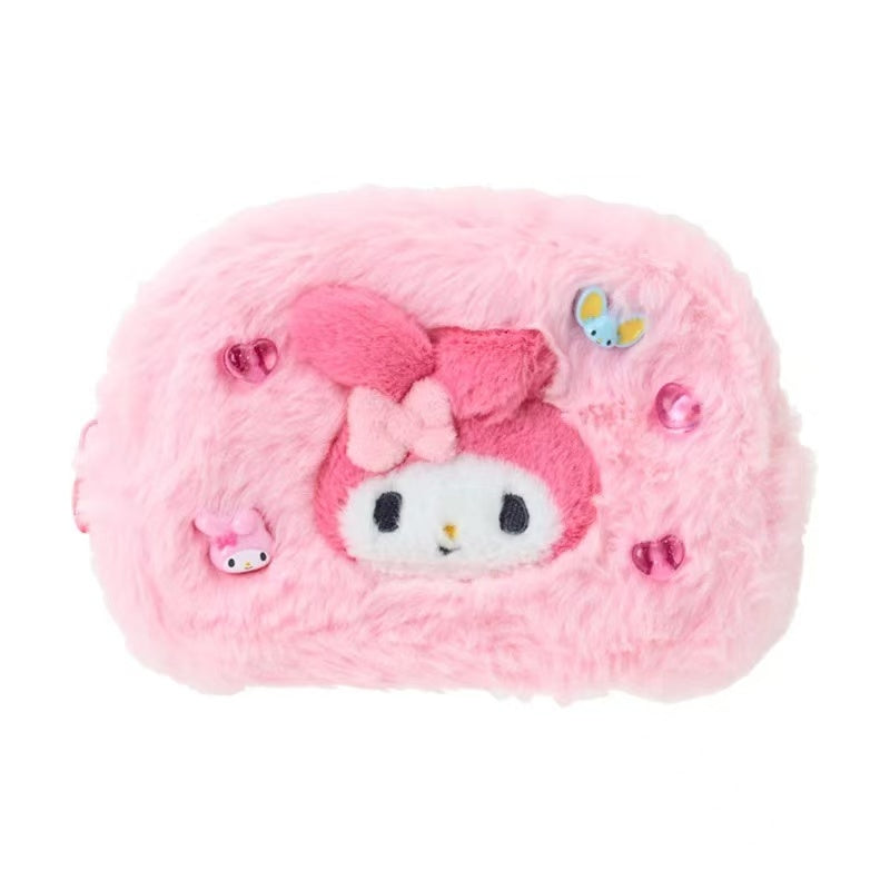 Sanrio｜Tokimeki Pop Beads Heisei Retro Y2K Lip Pouch Charm/Plush Keychain｜14cm x 5cm x 18cm approx.
