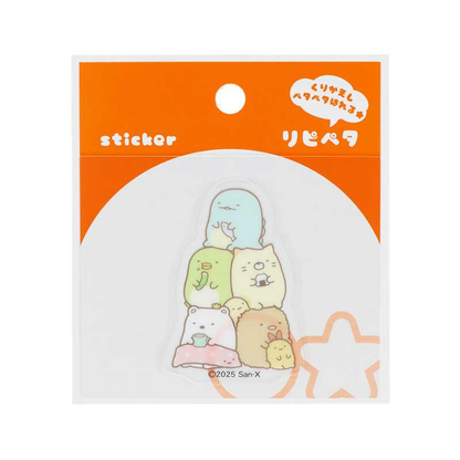 Sumikko gurashi｜Repipeta Reusable Sticker｜65×80×0.3mm approx.