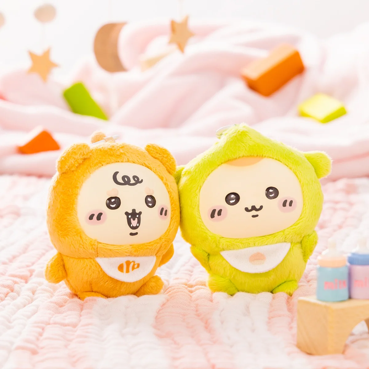 chiikawa｜Baby Kiramekko Mascot Holder /Plush Keychain｜94×89×68mm approx. approx.