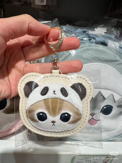 Mofusand｜Fluffy and Fuzzy Patch Keychain/Keyring｜84×103×10mm approx.