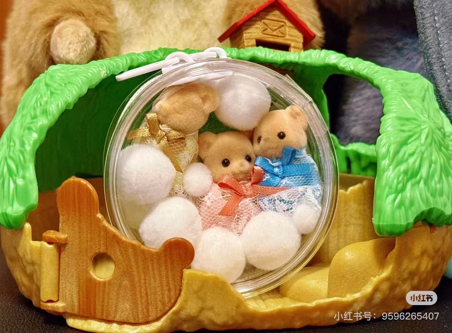 SylvanianFamilies｜Biscuit Bear Triplets Healthy Set