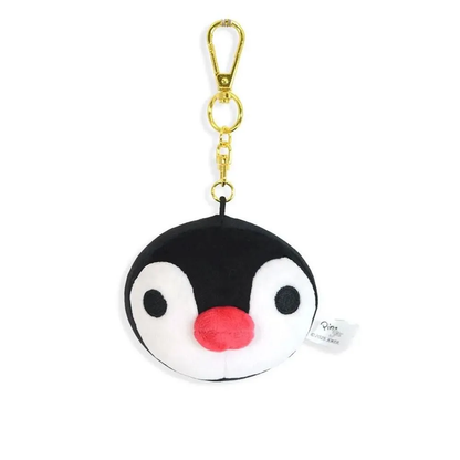 Pingu｜Face Mascot Holder /Plush Keychain｜8.0 x 4.0 x 6.5 cm approx.