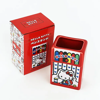Sanrio｜Hello Kitty Pen Stand/Desktop｜10cm×6.5cm×5cm approx.