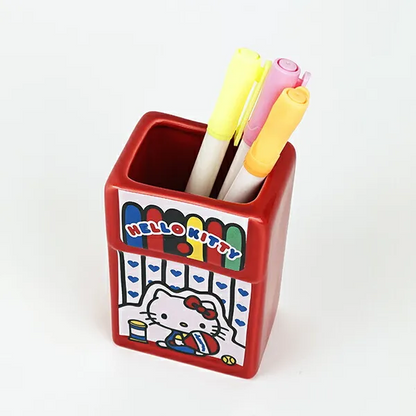 Sanrio｜Hello Kitty Pen Stand/Desktop｜10cm×6.5cm×5cm approx.