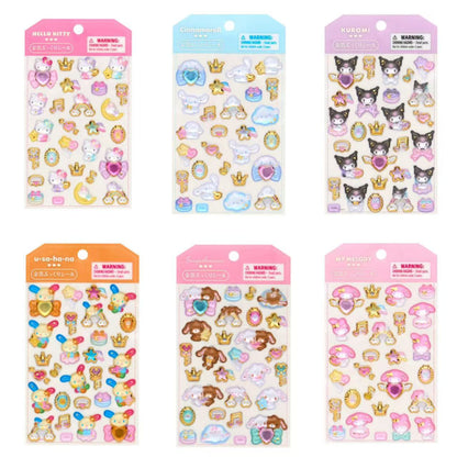 Sanrio｜Gold Foil Puffy Sticker｜9.5×0.5×16cm approx.