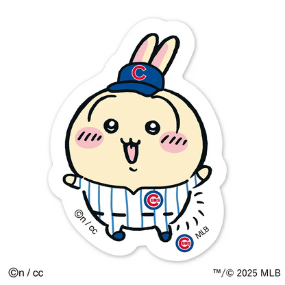Chiikawa｜Chiikawa X  MLB Tokyo Series Die-cut Sticker｜H64 x W62mm approx.