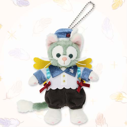 【limit 1】Disney｜Duffy &amp; Friends&quot;Wishing Wings&quot; Collection Standing Mascot Holder /Plush Keychain