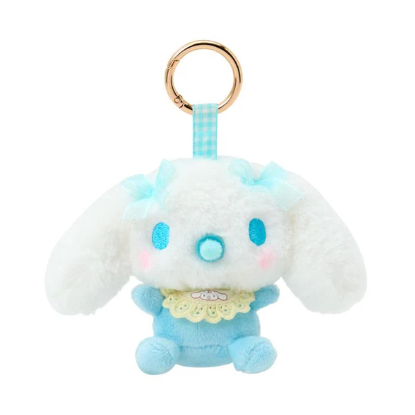 Sanrio｜Baby Ribbon Fluffy Mascot Holder /Plush Keychain｜120×130×75mm approx.