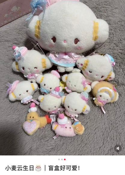 【limit 3】Sanrio｜Cogimyun Sweets Party 10th Anniversary Plush Keychain mystery bag/blind box/All 8 types｜1pcs