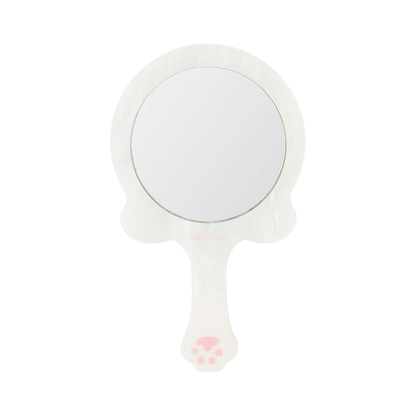 Mofusand｜Merci Strawberry Acrylic Mini Hand Mirror｜H110 x W65 x D5mm approx.