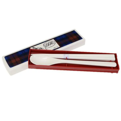 Moomin｜Chopsticks &amp; Spoon Twin Set｜191 x 48 x 18 mm approx.