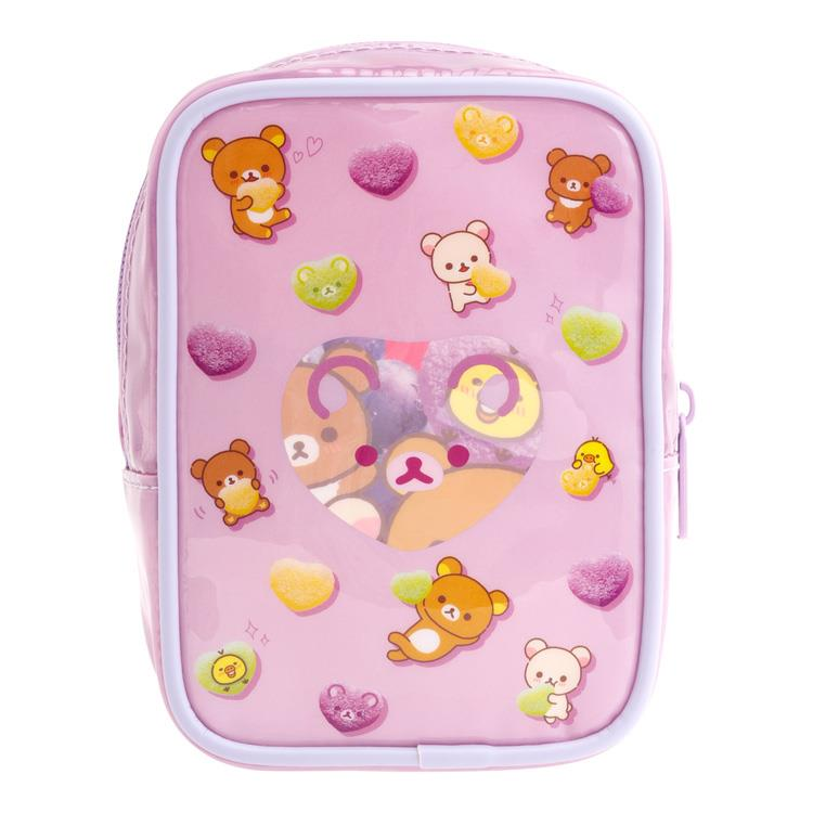 Rilakkuma｜Pure Gummy Windowed pouch｜11 x 4.5 x 15cm approx.