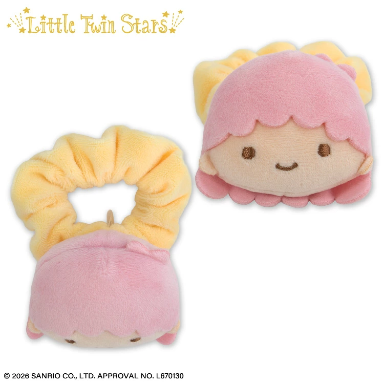 Sanrio｜Little Twin Stars plush hair tie｜ 6.3cm x 5.5cm approx.