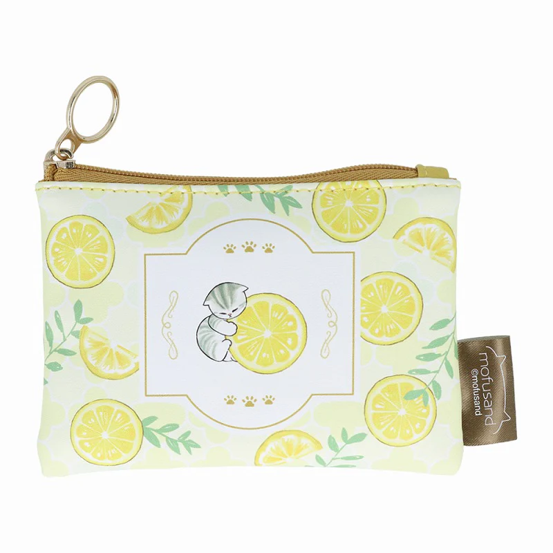 Mofusand｜Mini Flat Pouch - Fruit Cat｜W120×H90×D10mm approx.