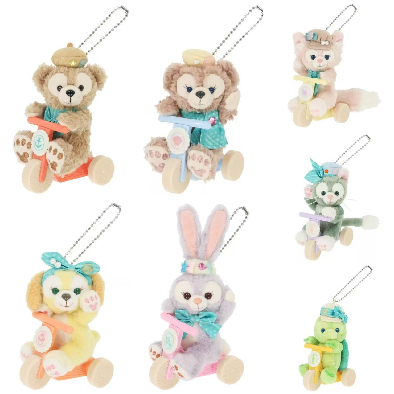 Disney｜Tokyo DisneySea 25th Anniversary Duffy "Find Your Beautiful Blues" Mascot Holder /Plush Keychain