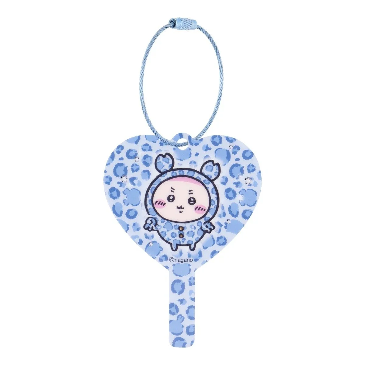 chiikawa｜Sweatshirt Style Leopard Mini Mirror Keychain mystery bag/blind box/All 8 types｜1pc