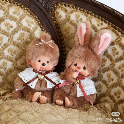 Monchhichi｜Sekiguchi Sweet Brown Series Plush Dolls/Plush Toy｜S/21.5cm x 13cm x 7.5cm approx.