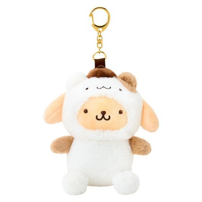 Sanrio｜Together with your favorite friend Mascot Holder /Plush Keychain｜W14 x D7 x H15.5cm approx.