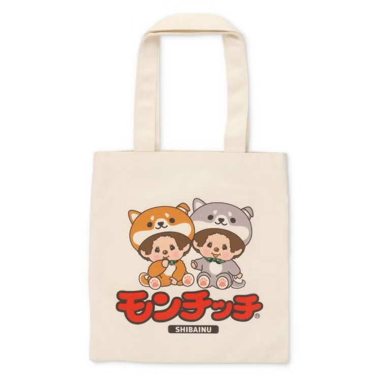 Monchhichi｜Shiba Inu Tote Bag｜H36 x W33cm approx.