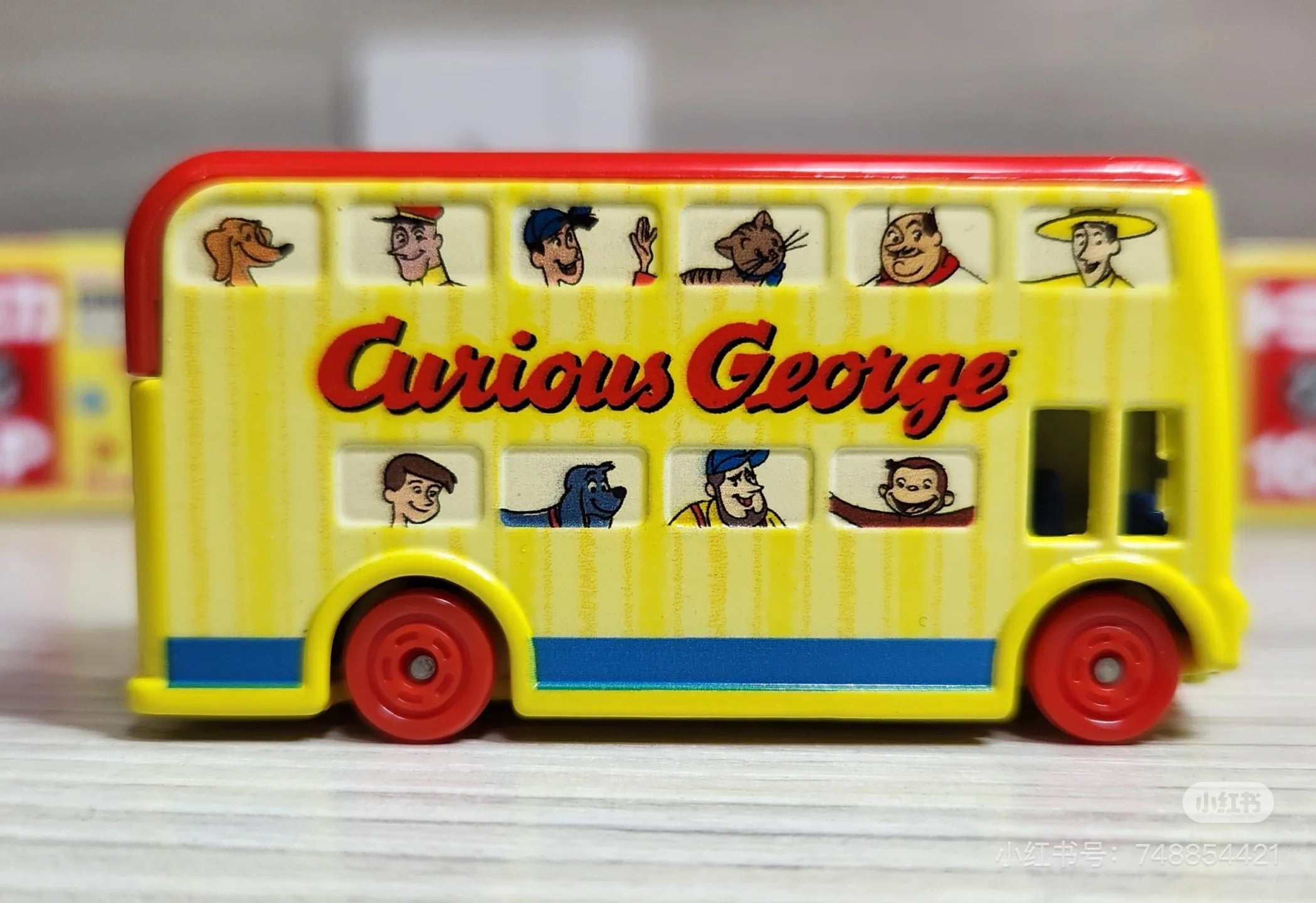 Tomica｜Dream Tomica SP Curious George Friends Bus多美卡SP好奇猴子乔治之友巴士玩具车/摆件