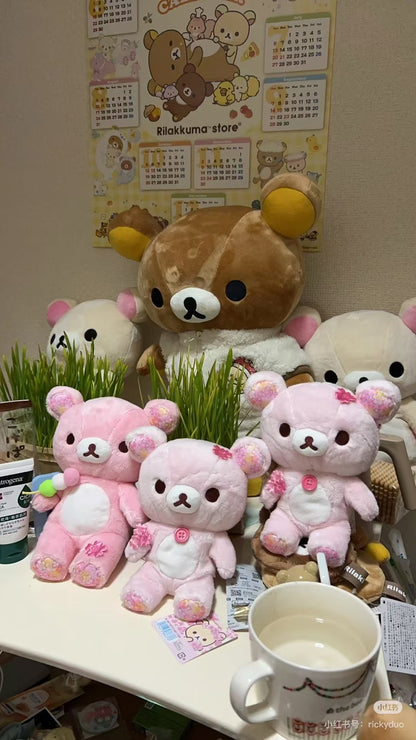 Rilakkuma｜Sakura Collectible Cherry Blossom Sitting Plush Dolls/Plush Toy｜160×150×90mm approx.✔️