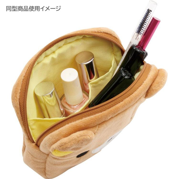 Rilakkuma｜Face Plush Cosmetic Pouch｜115×145×30mm approx.