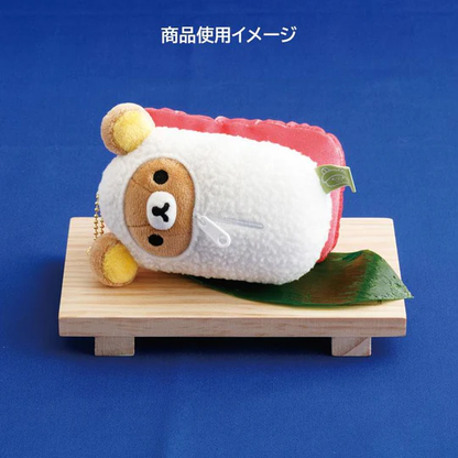 Rilakkuma｜Anytime Sushi Hand Roll Sushi Mascot Holder /Plush Keychain｜130×90×55mm approx.