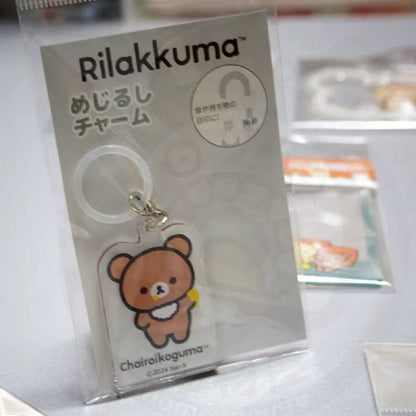 Rilakkuma｜Sign Charm Keychain/Keyring｜H61 x W41 x D3mm approx.