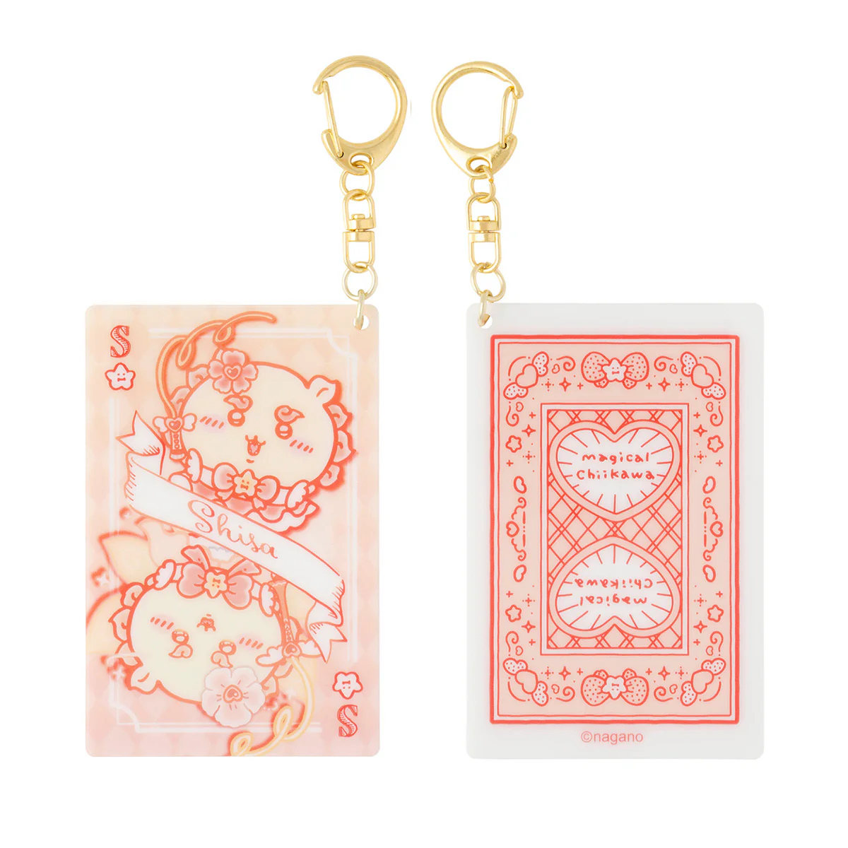 chiikawa｜Magical Chiikawa Playing Card Style Acrylic Keychain｜90×58mm approx.