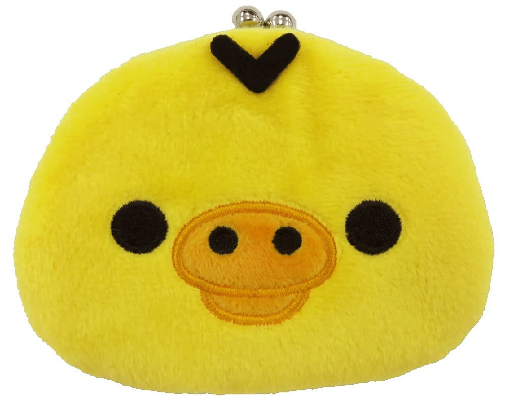 Rilakkuma｜Character Face Gamaguchi Mascot Coin Case｜W102 x H90 x D20 (mm) approx.