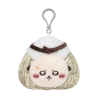 chiikawa｜Onigiri Mascot Holder /Plush Keychain｜H100 x W120 x D90 mm approx.