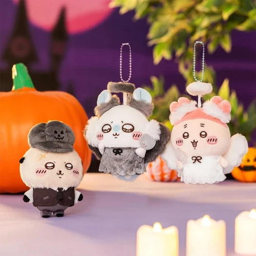 chiikawa｜halloween Seasonal Mascot Holder /Plush Keychain｜H135 x W115 x D80mm approx.