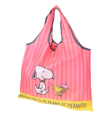 Snoopy｜Snoopy &amp; Woodstock Eco Shopping Bag｜530×440mm approx.