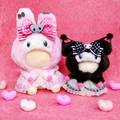 Sanrio｜My Melody 50th &amp; Kuromi 20th Anniversary Dress-up Clothes ｜S/ 11cm approx.