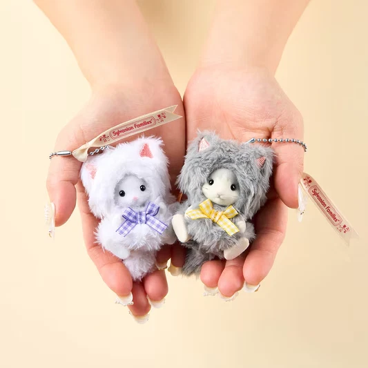 【limit 1】SylvanianFamilies｜Persian Cat Girl Cat Costume Keychain