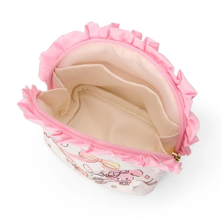Sanrio｜ Cheering Everyone On! Cheer Tales Frill Cosmetic Pouch｜ 14 × 7 × 10cm approx.