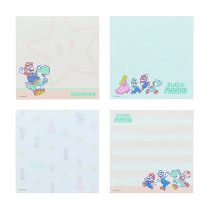 Nintendo｜Super Mario Brothers Square Memo｜95×95×10mm approx.
