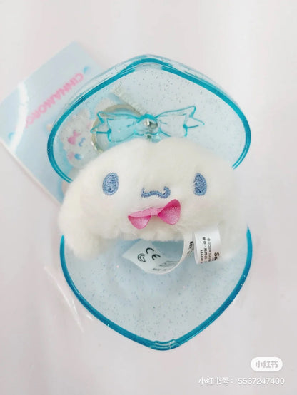 Sanrio三丽鸥｜3d人物系列大脸爱心球挂件｜约8×4.5×7cm