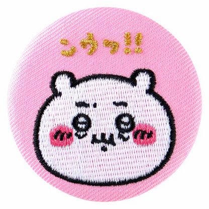 Nagano｜chiikawa Embroidery Can Badge｜50×D5mm approx.