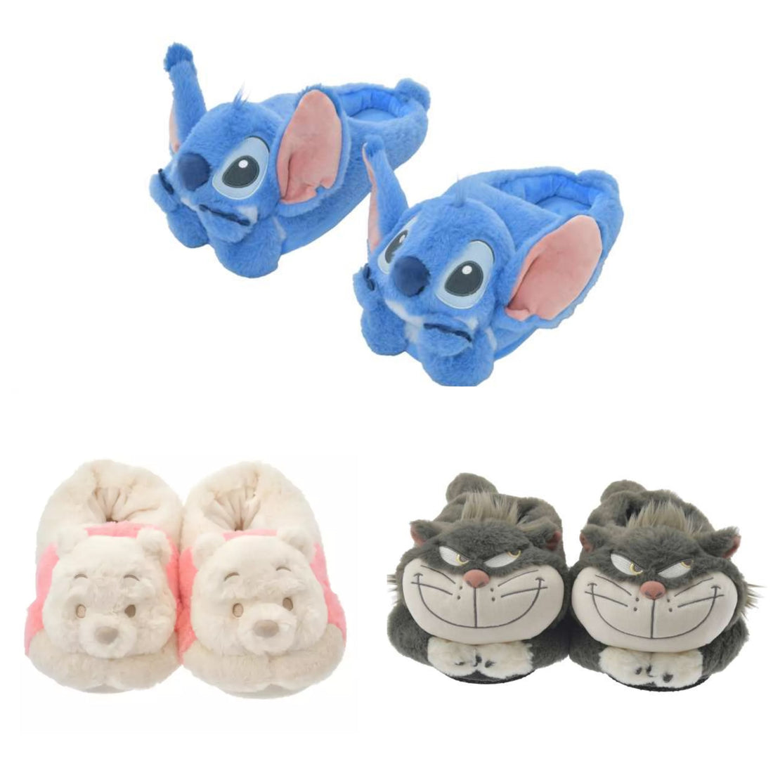 Disney迪士尼｜Plush Slippers - Stitch / Warm Goods毛绒玩偶家居鞋/拖鞋｜约23-25cm
