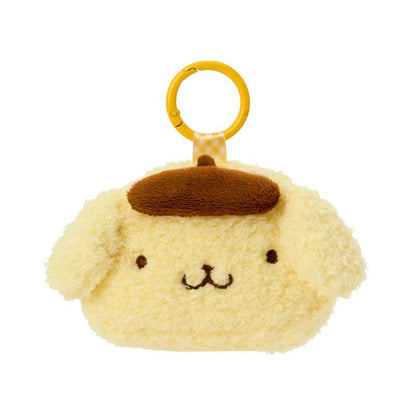 Sanrio｜Face-Shaped Mini Pouch with Carabiner｜W9.5×D3×H7cm approx.