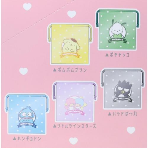 Sanrio｜Characters PVC Drawstring Bag mystery bag/blind box/All 10 types｜1pcs