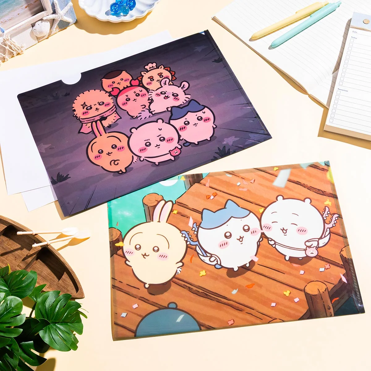 chiikawa｜Movie "Chiikawa" Anime Scene Clear File Folder 2-Piece Set｜A4