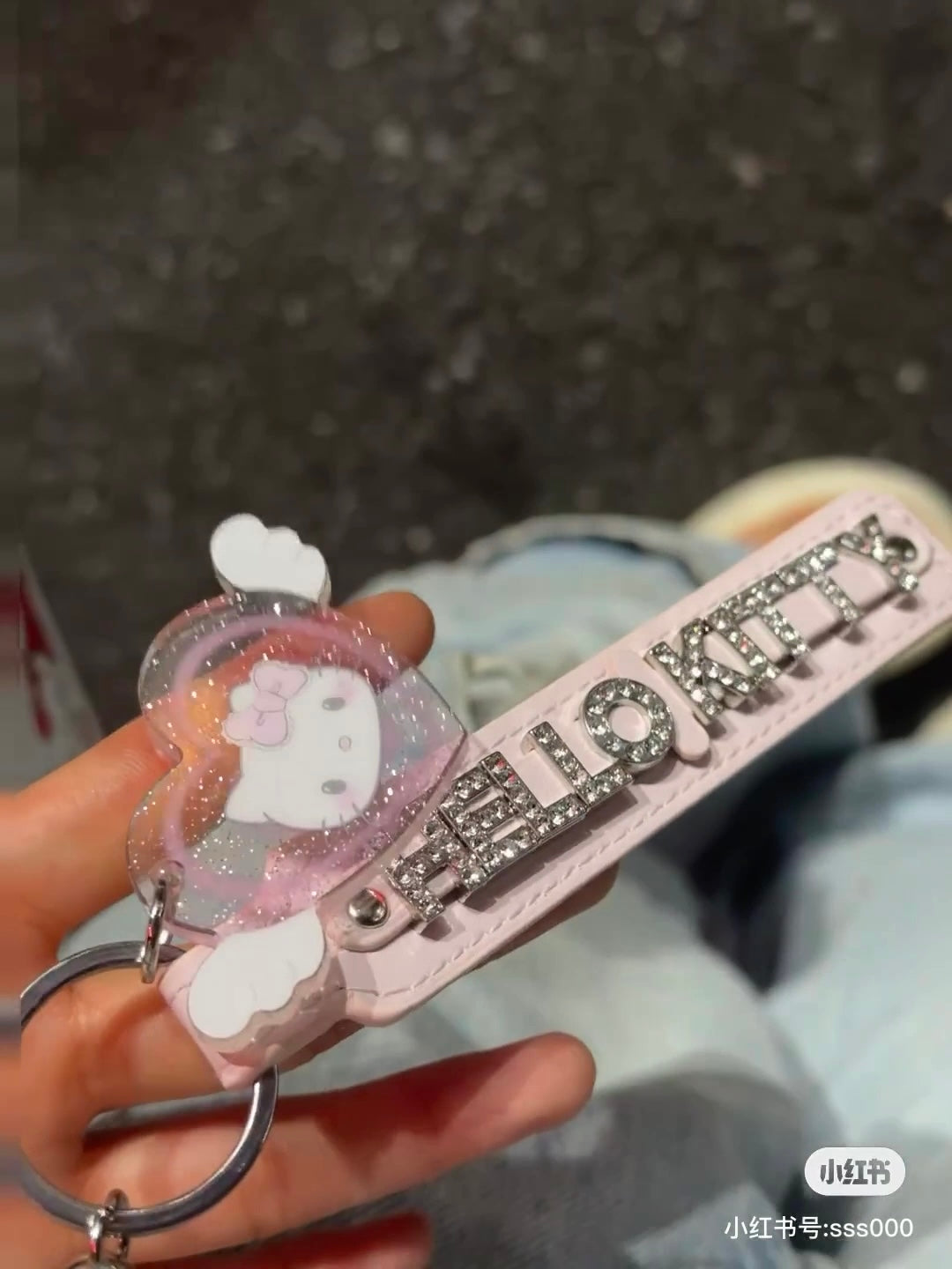 Hello kitty凯蒂猫｜Sanrio Hello Kitty Keyholder/ Angel and Little Devil天使恶魔钥匙扣/挂件｜约19.0 x 6.2 x 1.7cm