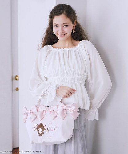 Sanrio｜Maison de FLEUR × Sugarbunnies Ribbon Tote bag