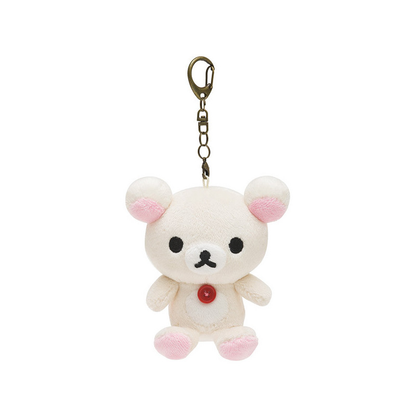 Rilakkuma｜Always Together Mascot Holder /Plush Keychain｜110 × 90 × 50 mm approx.